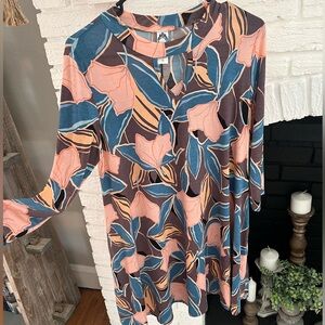 Long sleeve swing dress